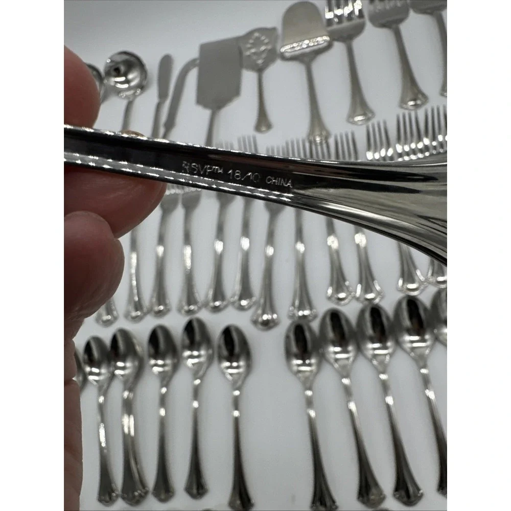 RSVP Stainless TM‎ 18/10 INDONESIA 84 pieces flatware set Mixed European Style